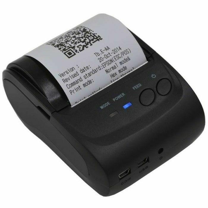 Mesin kasir bluetooth zjiang thermal printer pos portable print struk mini