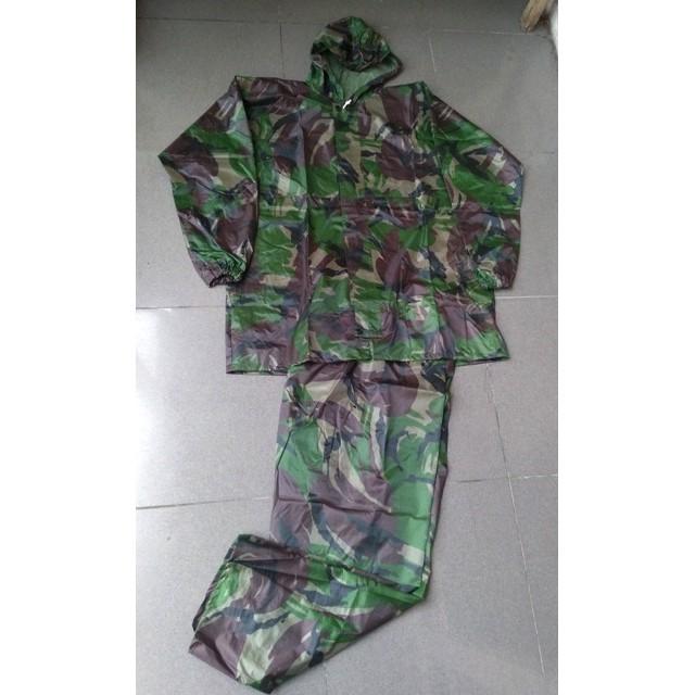 Jas Jaket Jacket Celana Army Hujan Setelan Tentara Loreng Coker Motor - G6b7fv