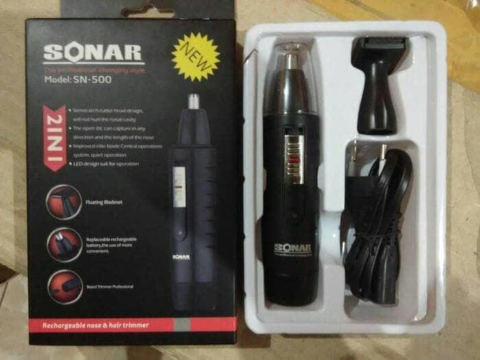 BEST SELLER!!! New Alat Pencukur Rambut Bulu Hidung Jenggot Mesin Cukur SONAR SN-500 - UO0LYK