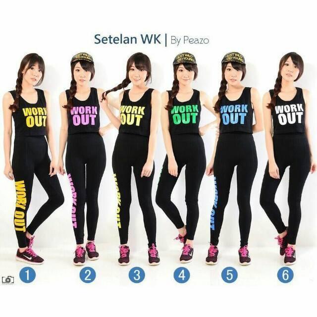 JdF Shop - Work Out Set Sportwear Sorex / setelan pakaian olahraga sport baju senam celana panjang