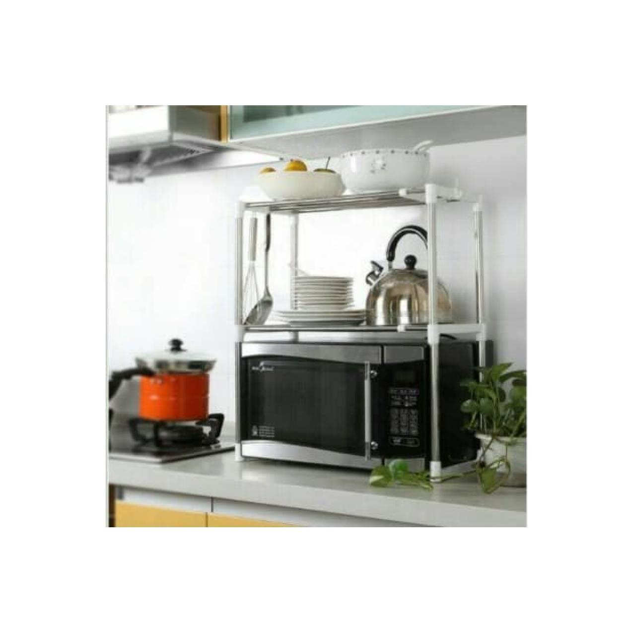 Portable Microwave Storage Rack Rak Oven Serbaguna