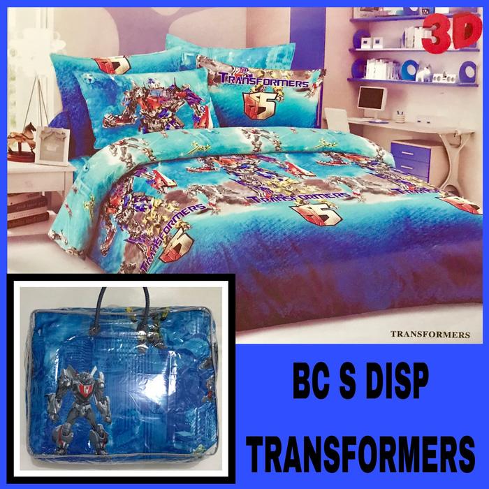 Promo Terbaru - Bedcover Set (Bedcover + Sprei) Karakter Transformers Disperse Single Size Kode BANGSA-sprei75