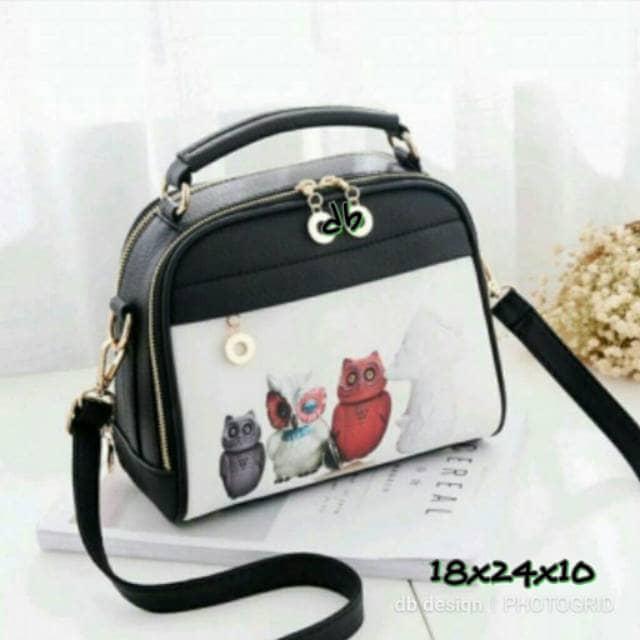 Jual Promo Termurah Tas Slingbag Handbag Tas Gaul Karakter Murah Tri Owl Promo