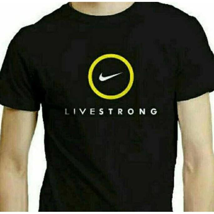 Kaos Tshirt Pria Big Size 5Xl 6Xl Nike Livestrong - Sale Promo!!