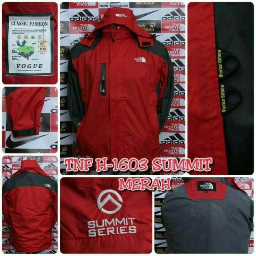 Jaket gunung the north face TNF Import Merah Maroon