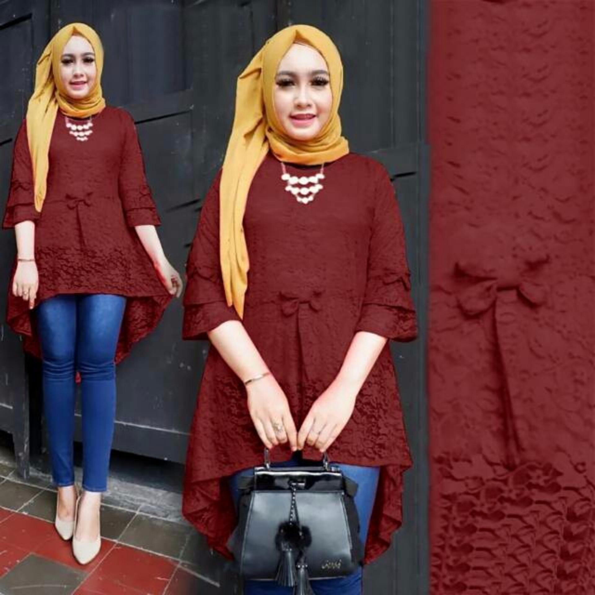 JN STORE - Baju SETELAN atasan dan bawahan / Setelan Blouse/ Kemeja wanita / Long Dress Maxy / Long Dress Wanita / Gaun Panjang/Gaun Wanita / Tunik Wanita / Dress Muslim / Atasan Muslim / Gamis ; Murah; Motif dan Warna Real Photo #Ukuran M, L dan XL