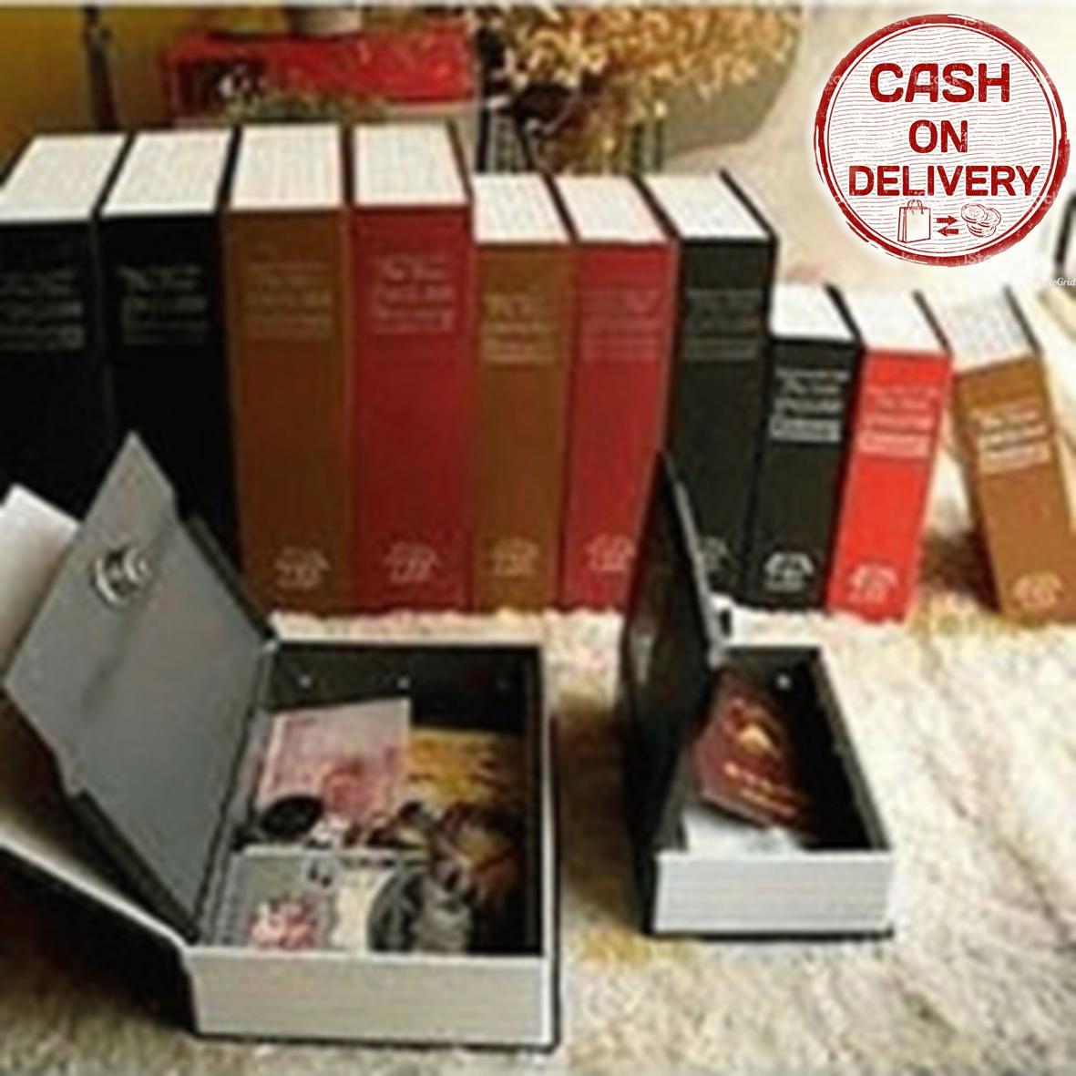 Kado Unik-- Brankas Buku Kunci Library Perpustakaan Art / BookSafe 180 x 115 x 55 mm / Brankas Buku / Brankas Unik Mirip Buku / Tempat Penyimpanan Model Buku / Book Safe Murah