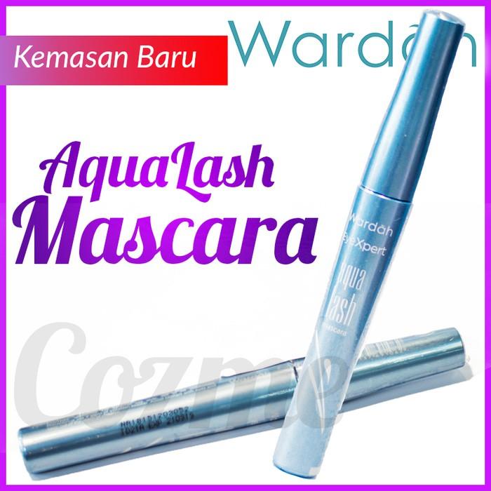 Maskara Wardah EyeXpert - Aqua Lash Mascara Hitam - Waterproof Anti Air - KEMASAN BARU