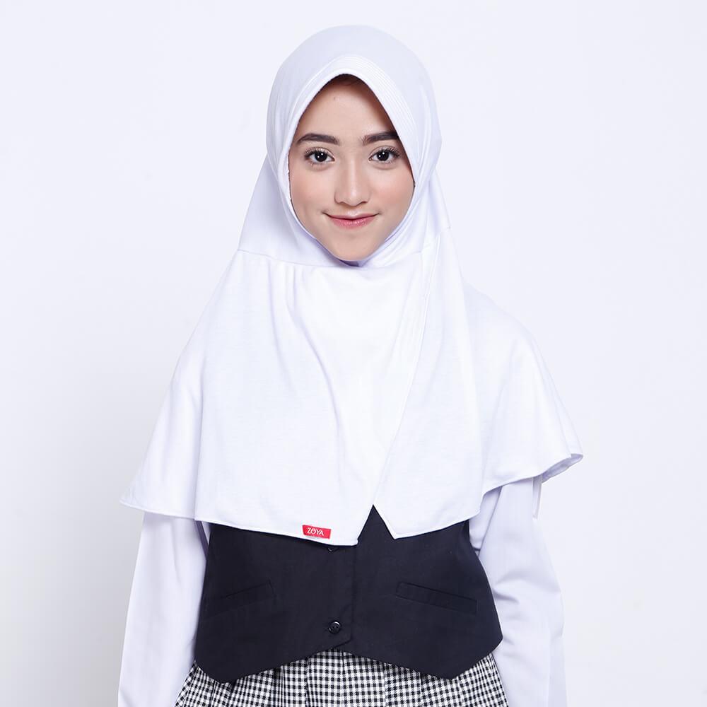 Zoya Kerudung Anak / Kerudung Sekolah / Bergo / Hijab Instant Smal- Cerdasmini