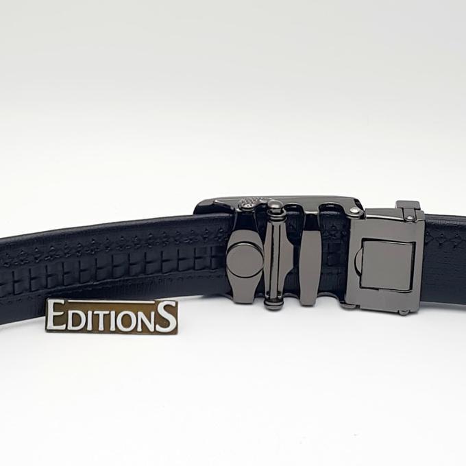 Sabuk- Gesper- Ikat Pinggang Pria Rel Kulit Crocodile Branded 04 Ed - Djfpwjg