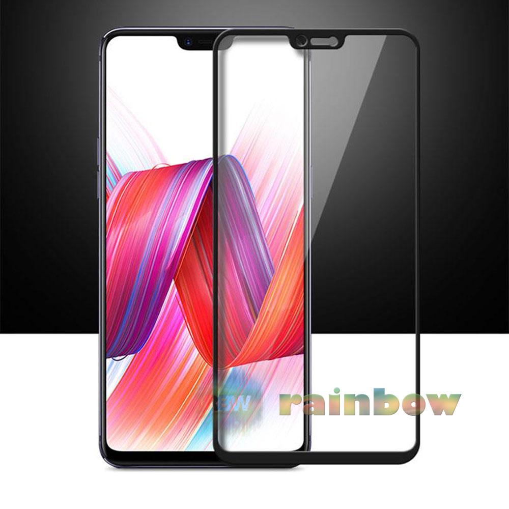 Rainbow Tempered Glass Vivo V9 Full Screen Protector Vivo V9 Temper Vivo V9 / Tempered Vivo V9 Black Pelindung Layar / Anti Gores Kaca Screen Guard Temper Glass Vivo V9 - Hitam