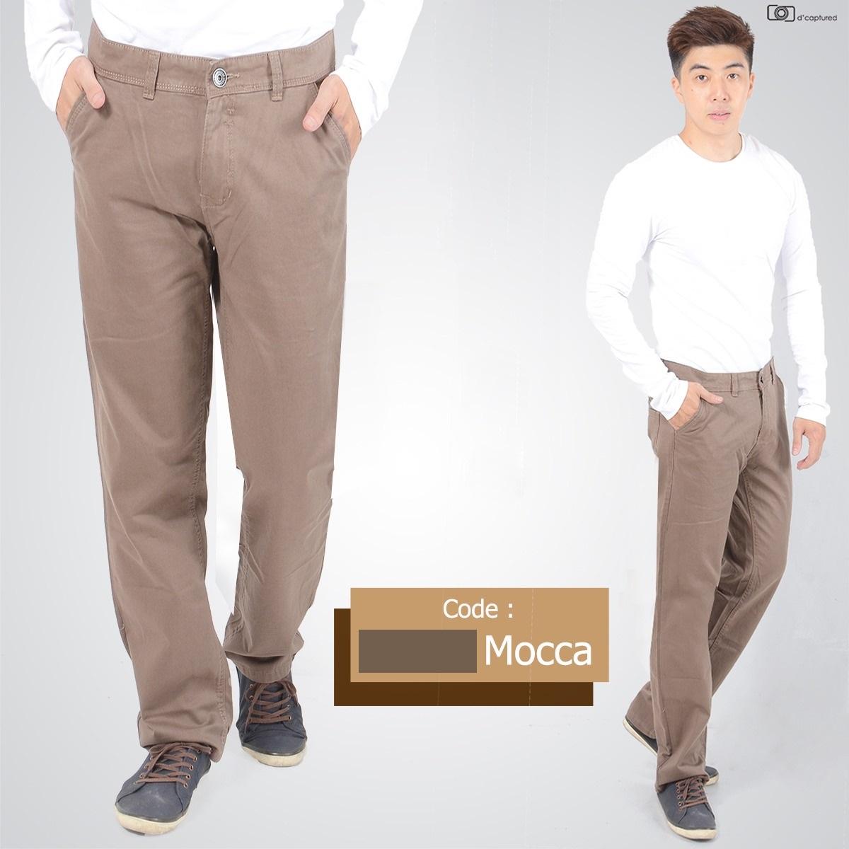 Nusantara - Celana Casual Pria - Celana Standar Pria Celana Bahan Cotton Wool Exclusiv Celana Kantor Celana Panjang Casual Pria