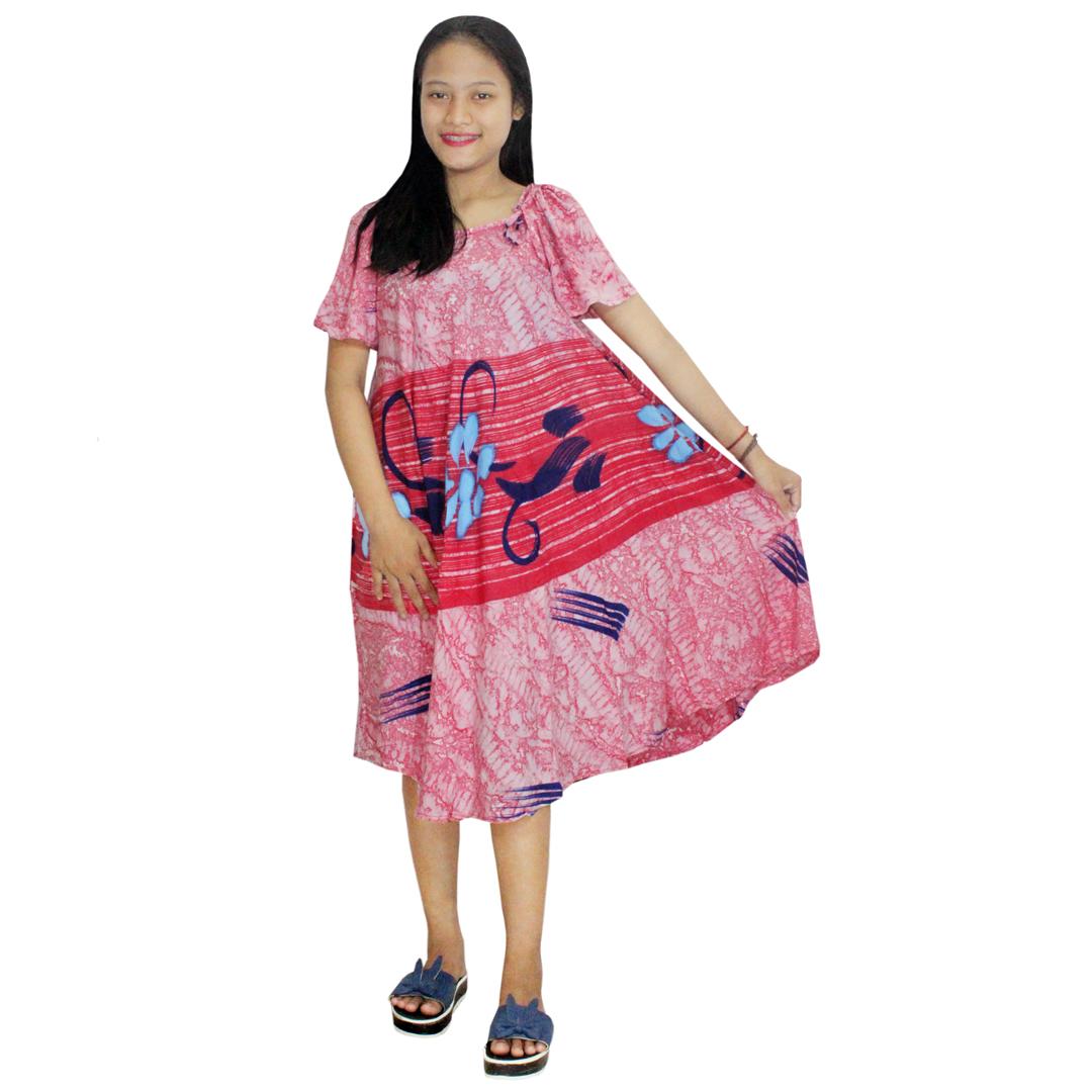 Daster Payung, Klok Batik, Baju Tidur, Piyama, Leher O (DPT005-38) BatikAlhadi Online