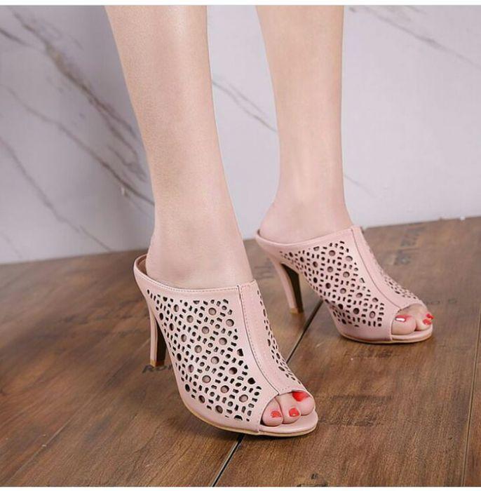 Sepatu Wanita High Heels SL19 PINK Elegant utk Pesta dan Kerja Murah Berkualitas