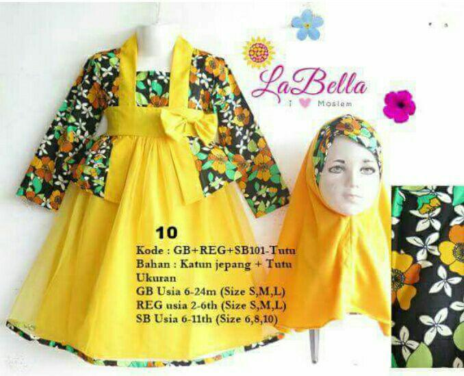 GAMIS ANAK LABELLA