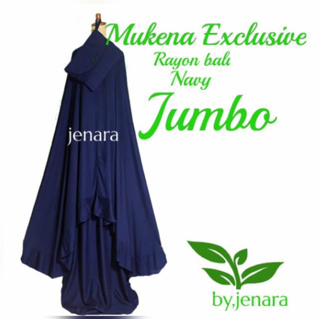 SERI BARU Mukena Bali Pelangi Salur Shabby Flower Vintage Classic Katun Rayon Cantik Murah Free Tas/ NAVY/BIRU DONGKER
