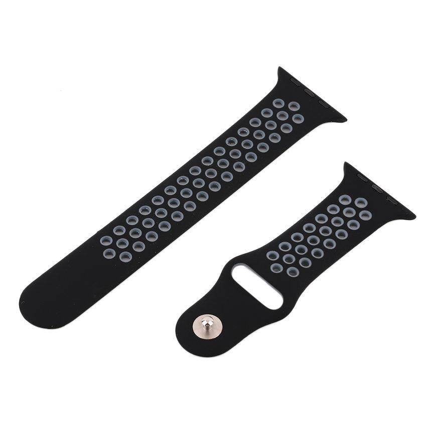 UINN 42MM Dual Color Silicone Watch Band Adjustable For Apple Watch For NIKE