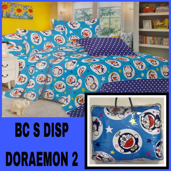 Terbaru Laris - Bedcover Set (Bedcover + Sprei) Karakter Doraemon Disperse Single Size Kode BANGSA-sprei79