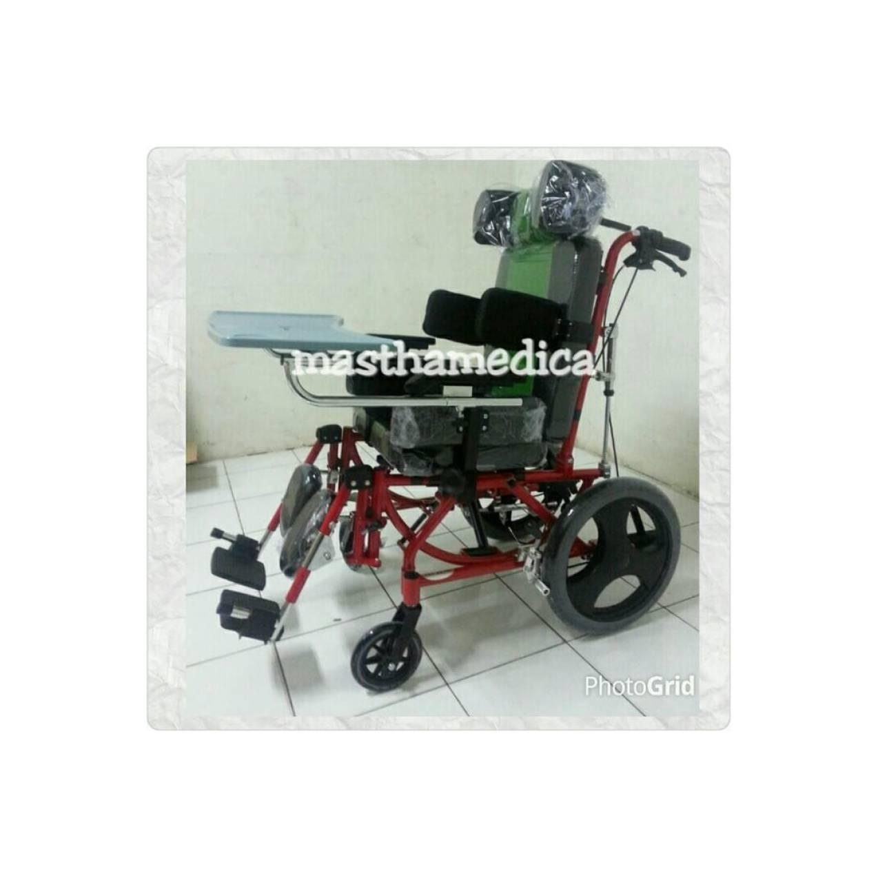 Kursi roda CP+ Tidur + Tempat Makan Cerebral palsy / Cacat Otak Avico