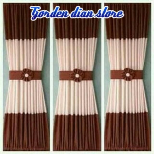 Gorden Minimalis Ikat Kupu Kupu Murah