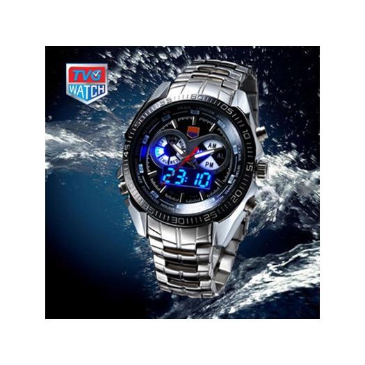 Harga jam tangan pria cowok tvg sk780 original rantai silver | HARGALOKA.COM
