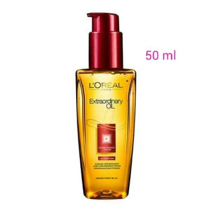 LOREAL SERUM VITAMIN RAMBUT EXTRAORDINARY OIL FOR COLOR HAIR 50 ML