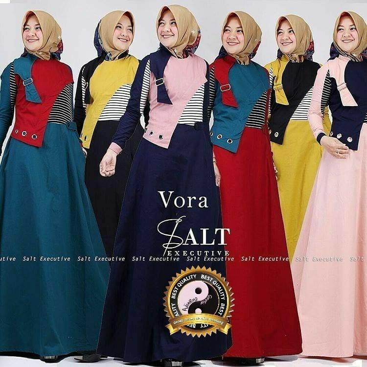 baju salt executive dress gamis wanita busana muslim murah terbaru