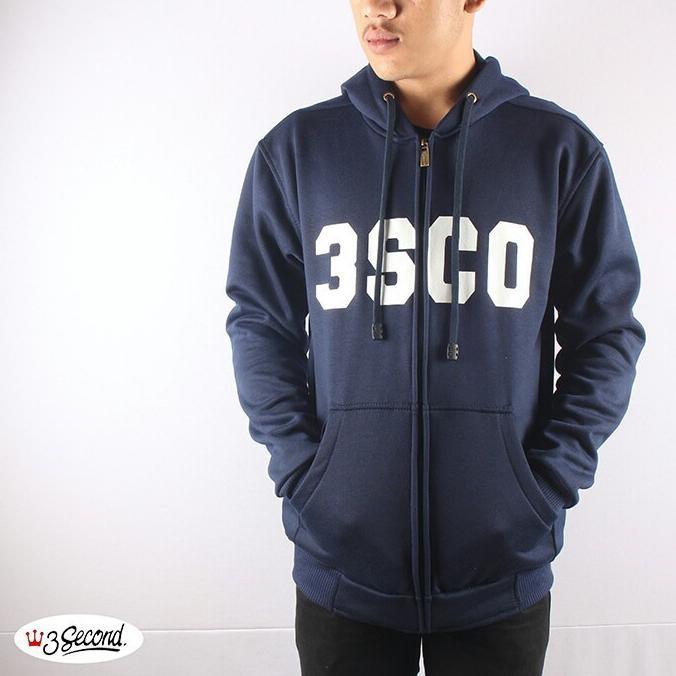 Jaket Hoodie 3Second Pria Keren - Asgfgh