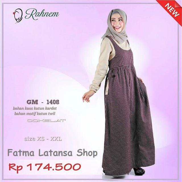 baju muslim couple / rahnem 1408 / sarimbit / koko kaos / gamis terbaru / gamis murah berkualitas anak size S/M