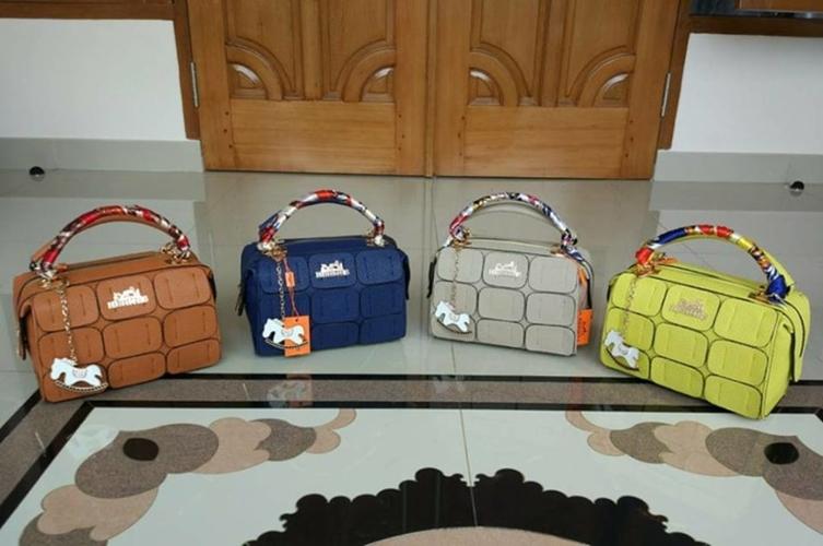 Tas Wanita Tas Santai Branded Terbaru Hermes Mini Togo Kulit Jeruk
