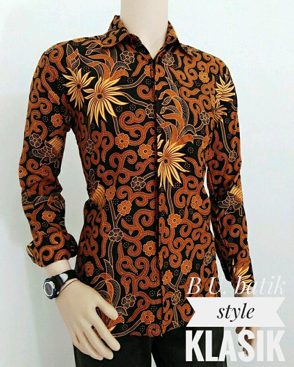 baju batik lengan panjang busana pria 6kl di lapak pradia batik pekalongan nanacantik308
