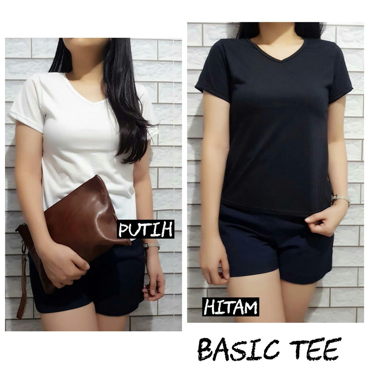 DAMAI FASHION JAKARTA - baju atasan basic DONITA 7warna - konveksi murah