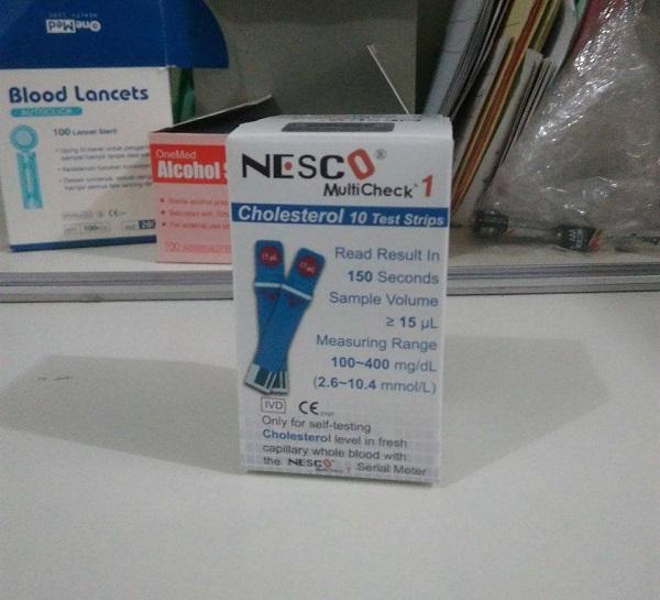 NESCO Strip Kolesterol - Cholesterol - Isi 10 Strip