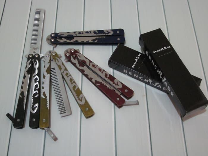 BEST SELLER!!! BALISONG BENCHMADE BUTTERFLY COMB SCORPION / SISIR POMADE 4 WARNA - Hf64mv