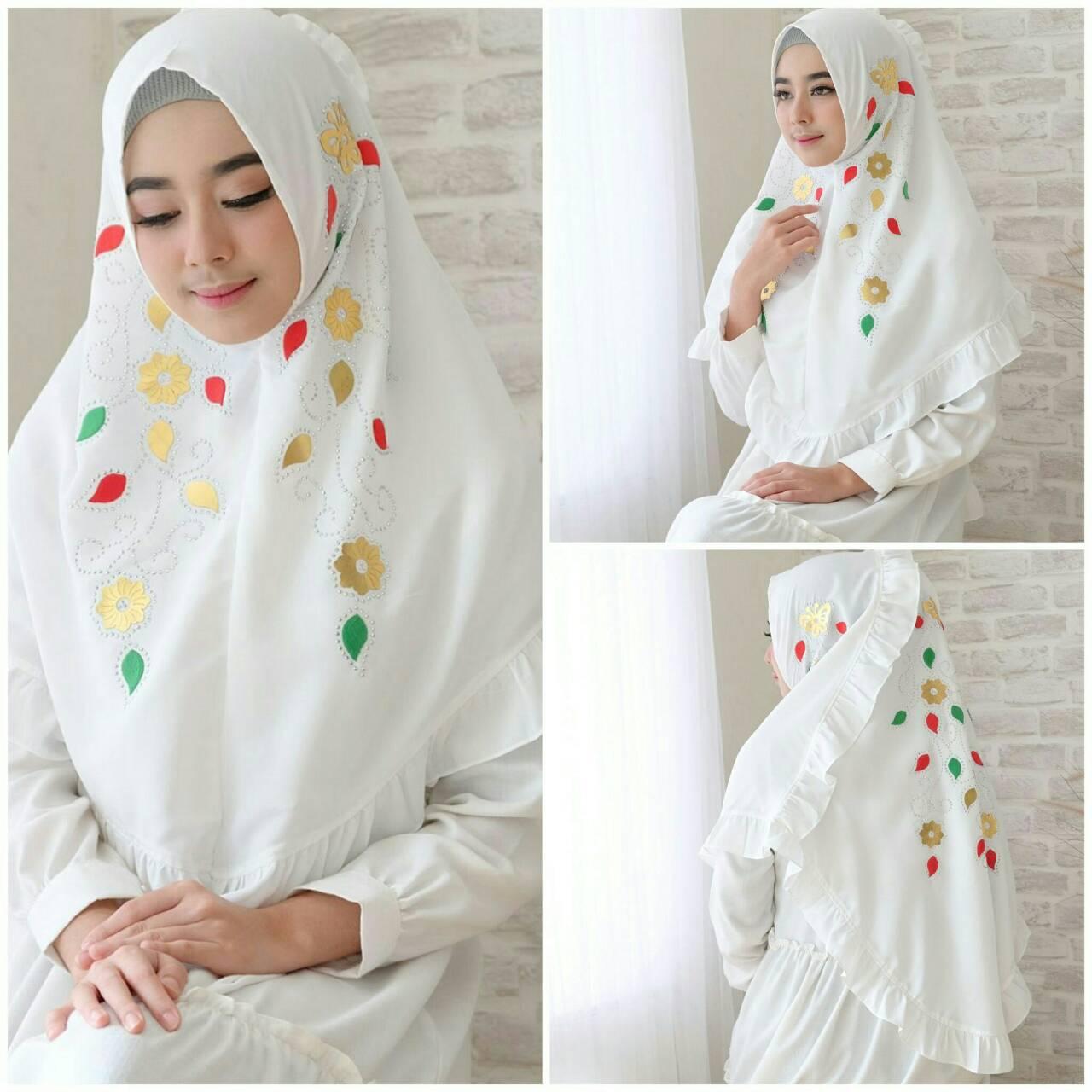 FS - BERGO ELEGANT MUSLIM FLOWER I REAL PICT (FOTO ASLI STUDIO) I KUALITAS PREMIUM