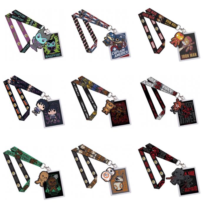 BEST SELLER!!! Funko POP! Lanyard (Disney, Marvel, Star Wars, Naruto, Sasuke, Freddy) - lg318F