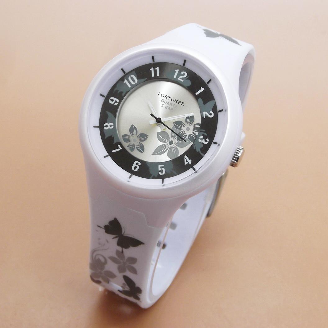 Jam Tangan Wanita Cewek Remaja Tahan Air Fortuner FRJ846W Putih Original Water Resist Bisa Buat Berenang Garansi 1 Tahun