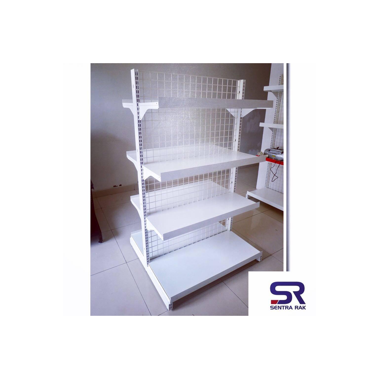 Rak Minimarket Tipe A Double 150 x 90 x 40cm -4 susun- Starting