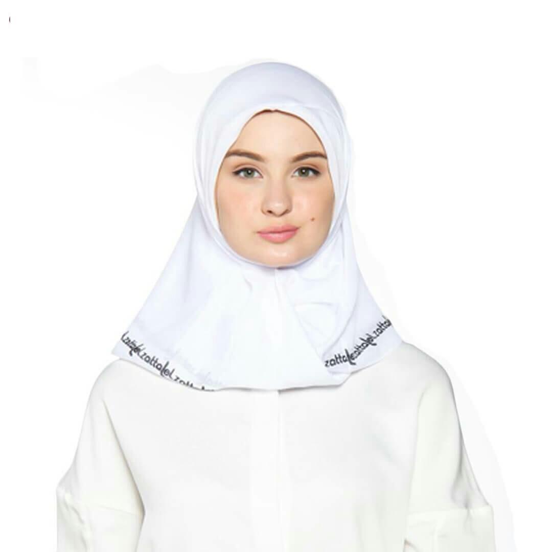 Elzatta Hijab Segi Empat / Scraft / Elzatta Basic / E006 PUTIH