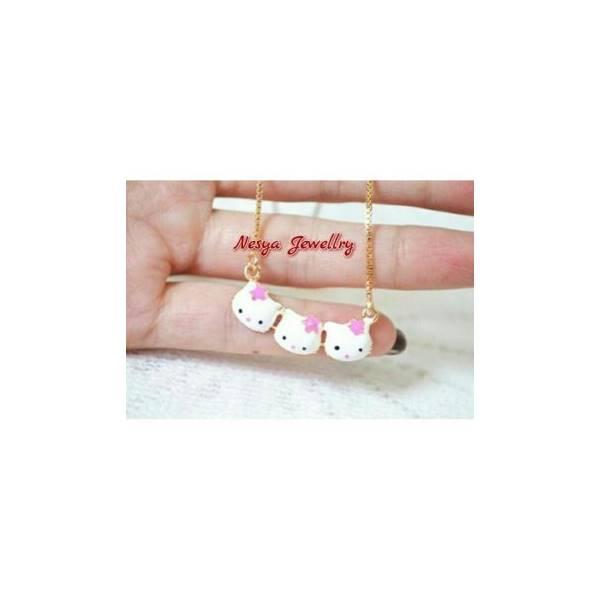 Kalung Anak~ Anak Hello Kitty Lapis Emas ~