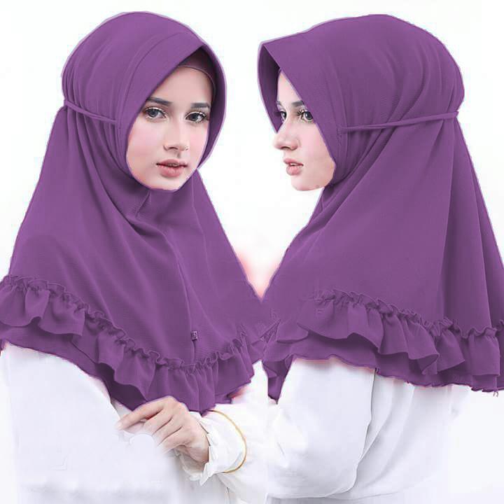 Jilbab Anak dan remaja pet rempel bawah