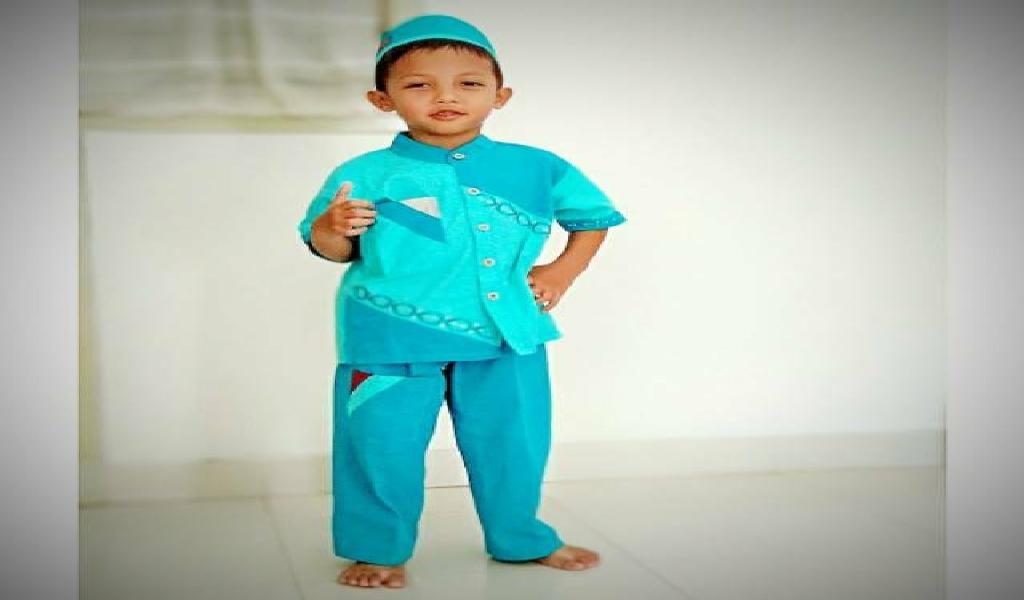 CBL-003 A Usia 2 3 4 5 6 Tahun Setelan Koko Takwa Polos Pendek Anak