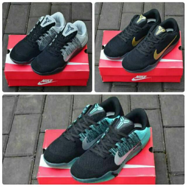 Sepatu Sneakers Nike Kobe 11 Casual Santai Sport Basket Slop Keren Pantofel Pria Murah Boots Formal