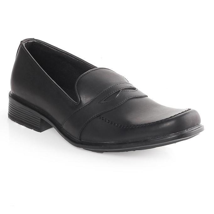 SEPATU KERJA PRIA PANTOFEL KULIT CASUAL ASLI CIBADUYUT LHB 379 - KISLDF