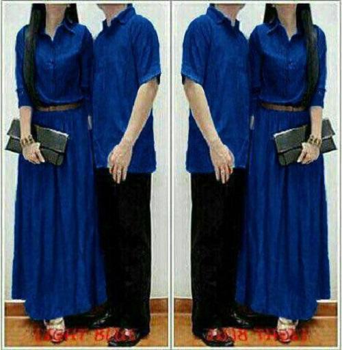CS - KEMEJA COUPLE SIMPLE & POLOS I DENIM HQ I KEMEJA COUPLE MUSLIM I