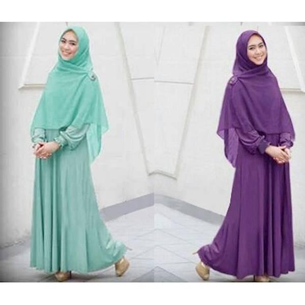 (JNH Shop) Cherish Oki Baju Muslim Gamis Syari Terlaris