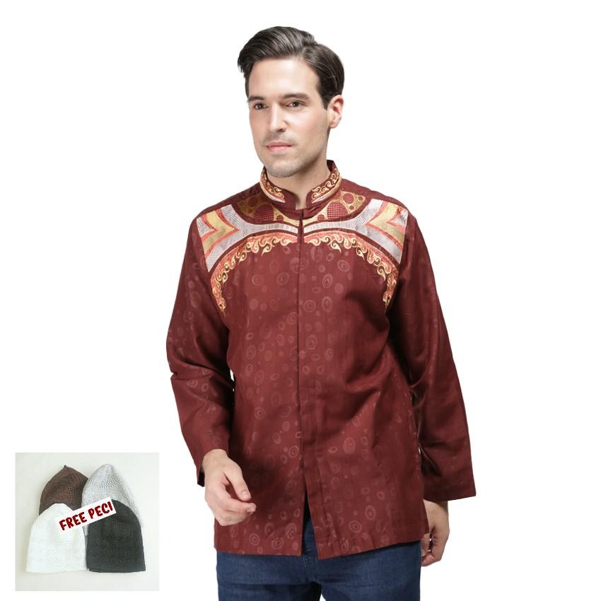 SHOHIB BAJU KOKO KEMEJA MUSLIM PRIA HARIS