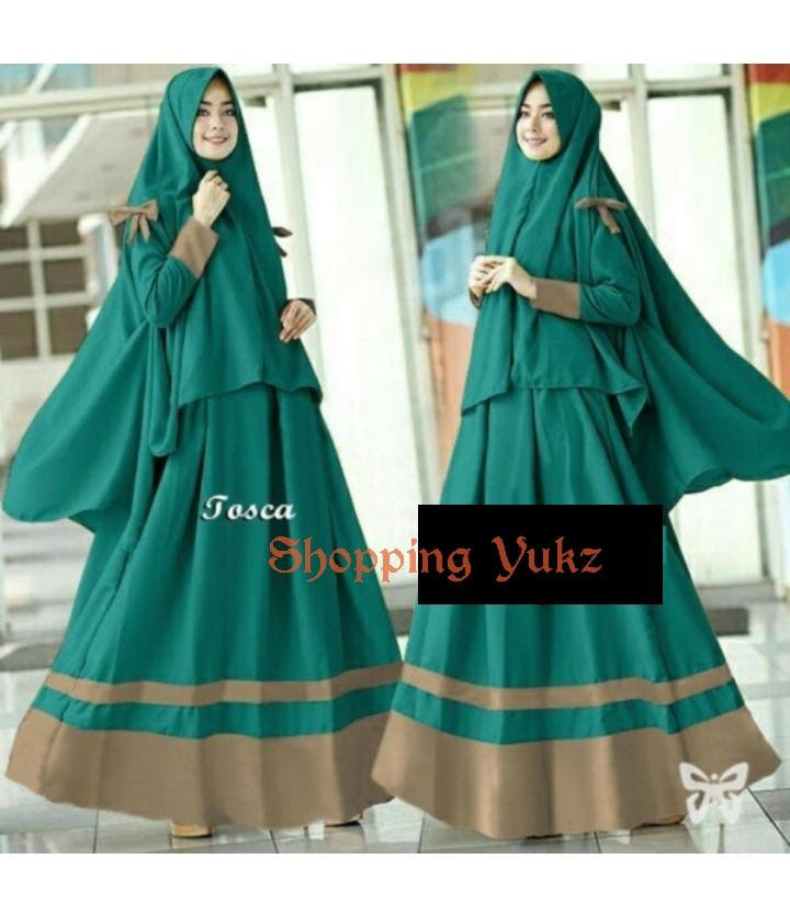 Shopping Yukz Baju Gamis Maxi Dress Muslim Wanita Syari 2in1 AIRYA ( Dapat Jilbab ) / Dress Muslim / Gamis Wanita / Baju Muslim / Hijab Muslim / Fashion Muslim / Syar'i Muslim / Maxi Dress Lengan Panjang / Gamis Modern