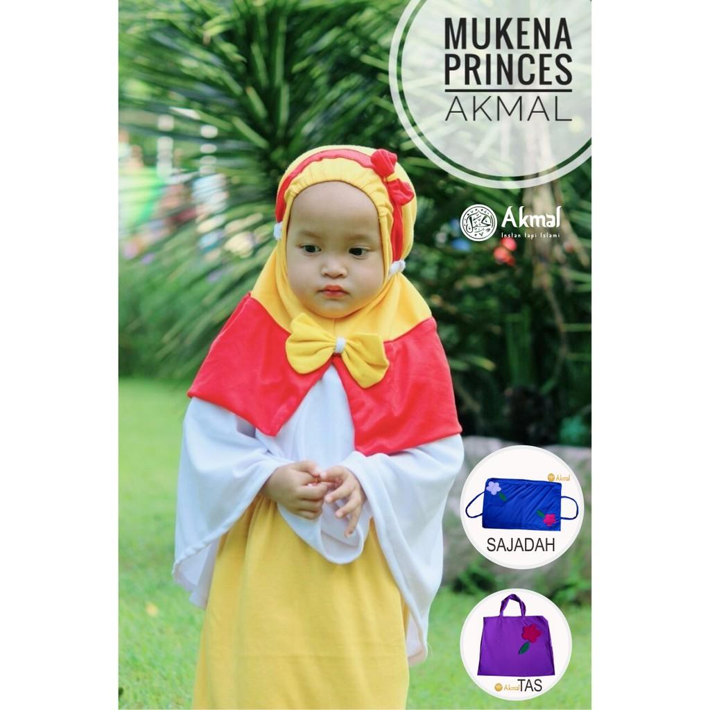 Mukena Anak Princes + Tas Sajadah Merk Akmal S