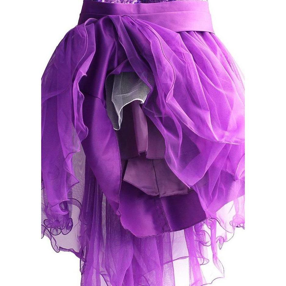 PROMO SALE - GAUN PESTA ANAK ZOE FLOWER PURPLE DRESS ANAK F001